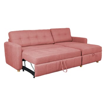 Hjørnesovesofa Porsen - Pink - Møbler - Sofaer - Sovesofaer