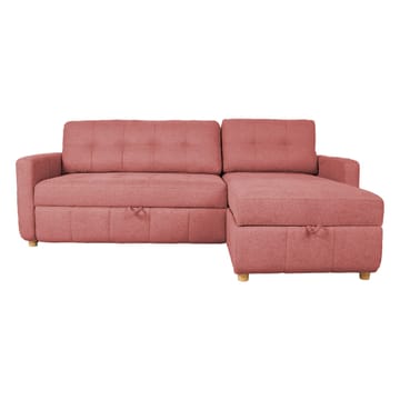 Hjørnesovesofa Porsen - Pink - Møbler - Sofaer - Sovesofaer
