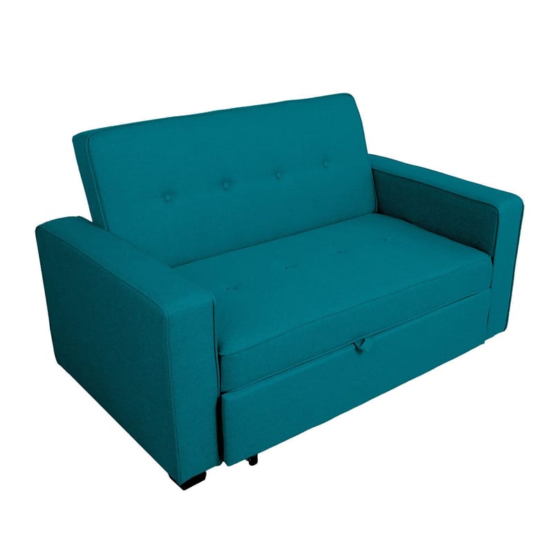 Sovesofa HOME4YOU Feya Havblå - oceanblå - Møbler - Sofaer - Sovesofaer