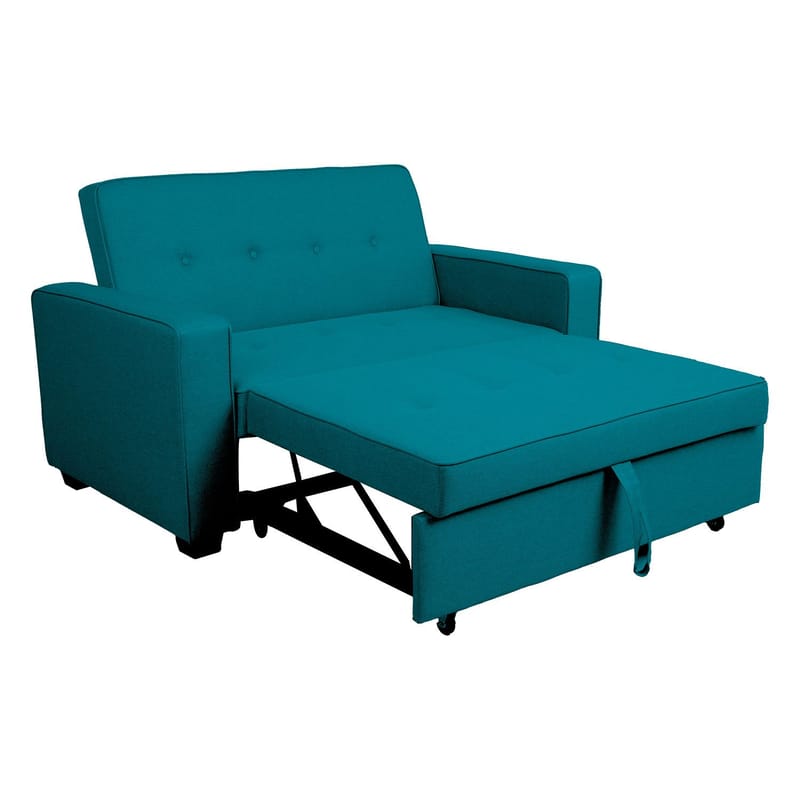 Sovesofa HOME4YOU Feya Havblå - oceanblå - Møbler - Sofaer - Sovesofaer