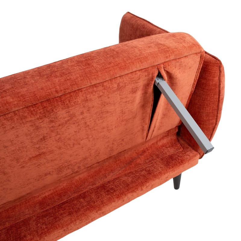 Sovesofa HOME4YOU Hermes 3-personers Orange - orange - Møbler - Sofaer - Sovesofaer