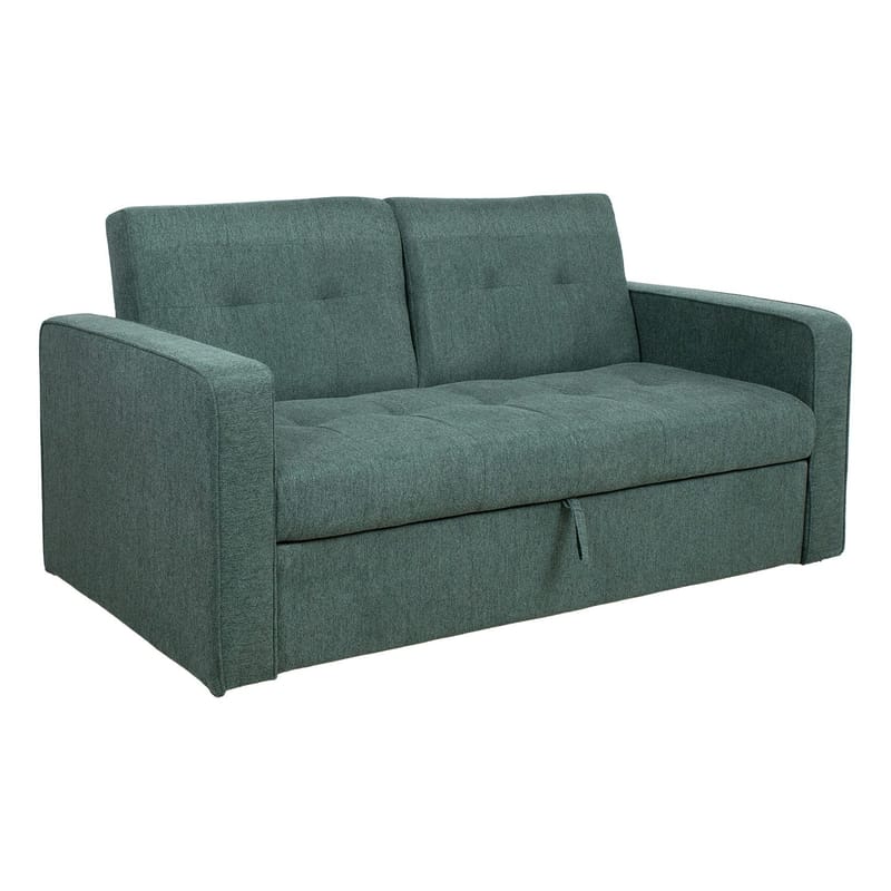 Sovesofa HOME4YOU Jorge 2-personers Grøn - grøn - Møbler - Sofaer - Sovesofaer