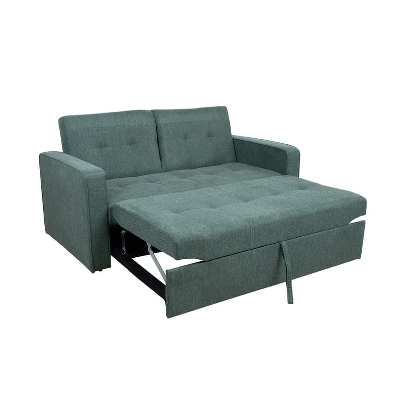 Sovesofa HOME4YOU Jorge 2-personers Grøn - grøn - Møbler - Sofaer - Sovesofaer