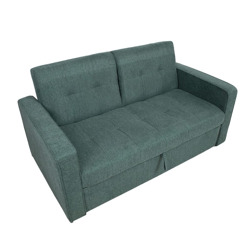 Sovesofa HOME4YOU Jorge 2-personers Grøn - grøn - Møbler - Sofaer - Sovesofaer
