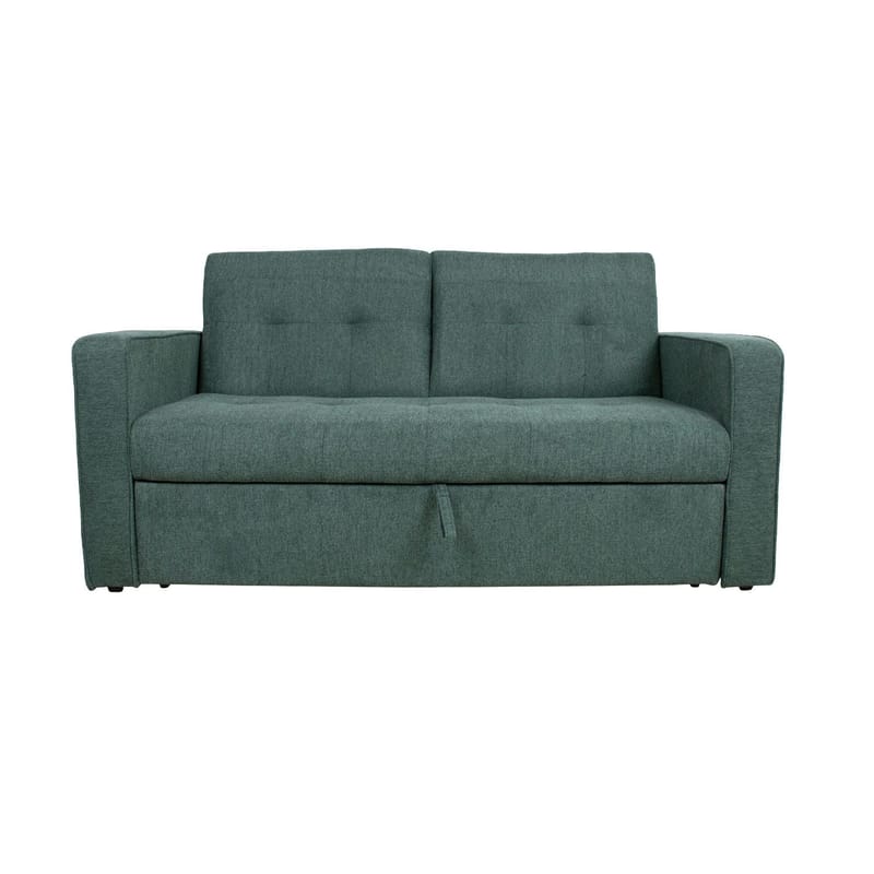 Sovesofa HOME4YOU Jorge 2-personers Grøn - grøn - Møbler - Sofaer - Sovesofaer