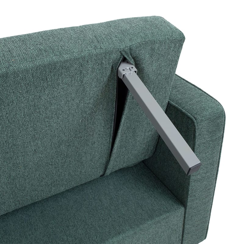 Sovesofa HOME4YOU Jorge 2-personers Grøn - grøn - Møbler - Sofaer - Sovesofaer