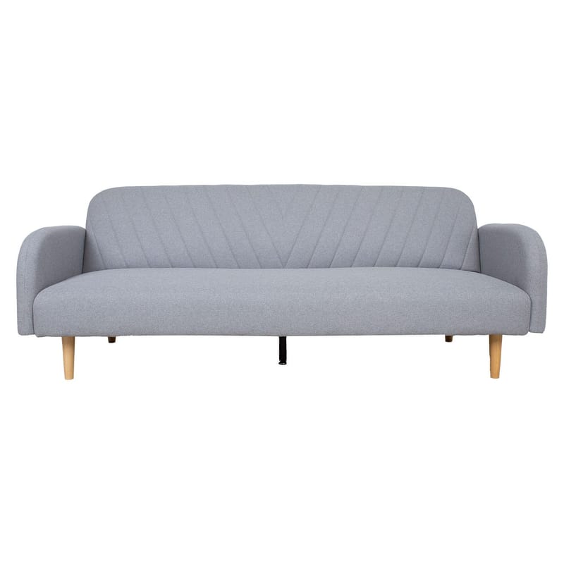 Sovesofa HOME4YOU Karin 208x80x80 cm Grå - grå - Møbler - Sofaer - Sovesofaer