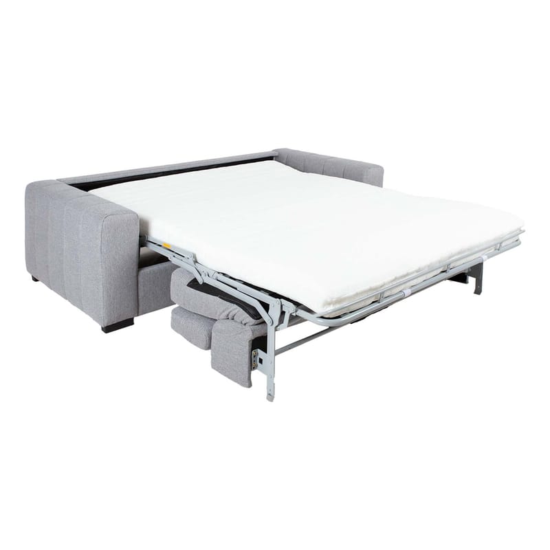 Sovesofa HOME4YOU Kingston 3-personers 198x96x76/94 cm Grå - grå - Møbler - Sofaer - Sovesofaer