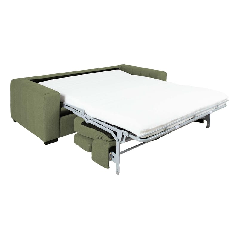 Sovesofa HOME4YOU Kingston 3-personers 198x96x76/94 cm Lysegrøn - lysegrøn - Møbler - Sofaer - Sovesofaer