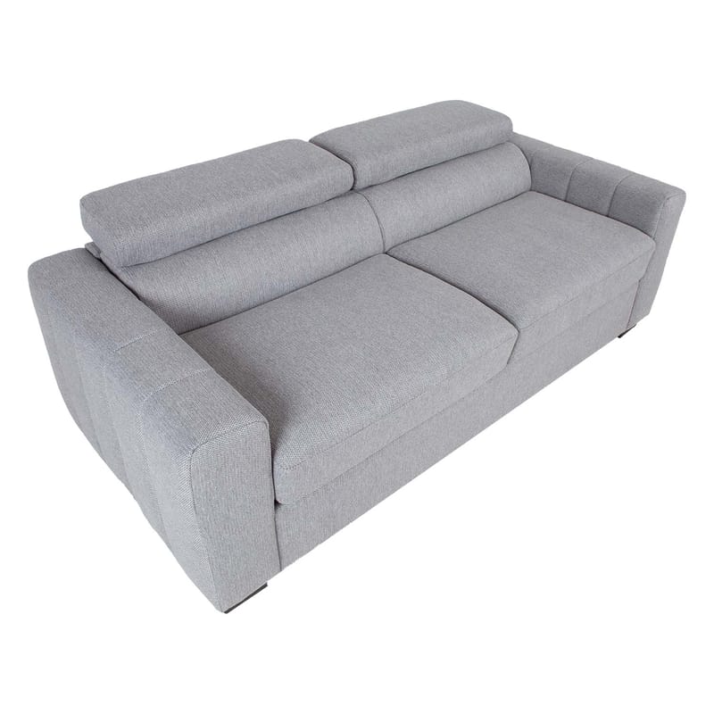 Sovesofa HOME4YOU Kingston 3-personers 198x96x76/94 cm Grå - grå - Møbler - Sofaer - Sovesofaer