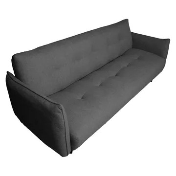 Sovesofa HOME4YOU Lander 3-personers Mørkegrå - Mørkegrå - Møbler - Sofaer - Sovesofaer