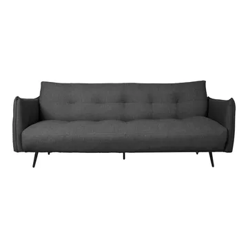 Sovesofa HOME4YOU Lander 3-personers Mørkegrå - Mørkegrå - Møbler - Sofaer - Sovesofaer