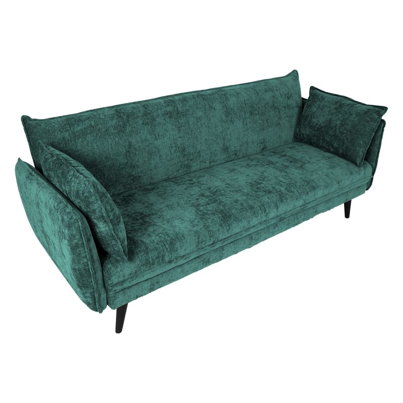 Sovesofa HOME4YOU Noella 3-personers Grøn - grøn - Møbler - Sofaer - Sovesofaer