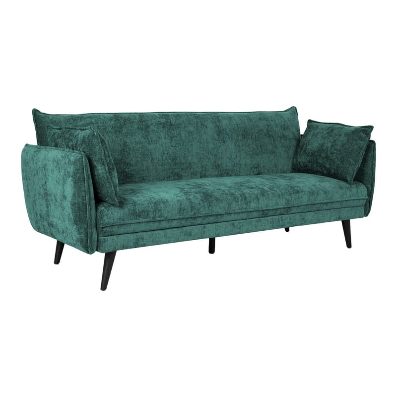 Sovesofa HOME4YOU Noella 3-personers Grøn - grøn - Møbler - Sofaer - Sovesofaer