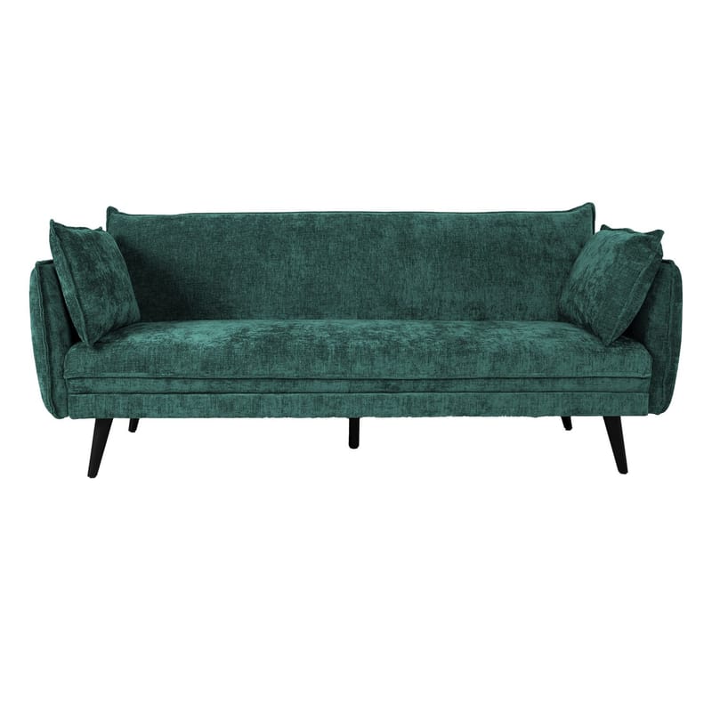 Sovesofa HOME4YOU Noella 3-personers Grøn - grøn - Møbler - Sofaer - Sovesofaer