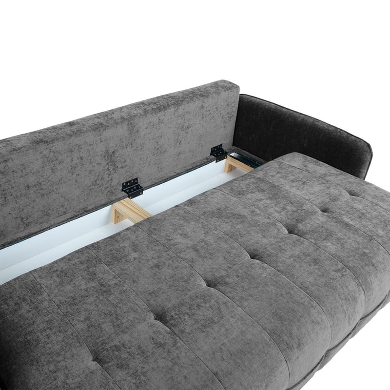 Sovesofa HOME4YOU Sarita 3-personers Grå - Grå - Møbler - Sofaer - Sovesofaer