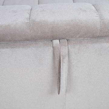 Sovesofa HOME4YOU Stella med springmadras Beige - Beige - Møbler - Sofaer - Sovesofaer