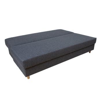 Sovesofa HOME4YOU Vella med opbevaringskasse Mørkegrå - Mørkegrå - Møbler - Sofaer - Sovesofaer