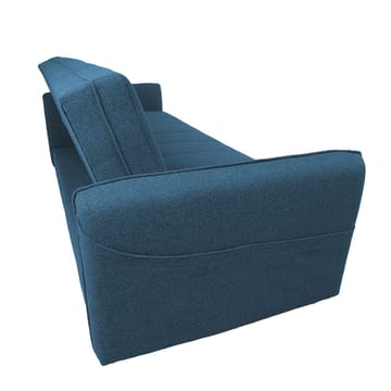 Sovesofa HOME4YOU Visby 200x88x93 cm Blå - blå - Møbler - Sofaer - Sovesofaer