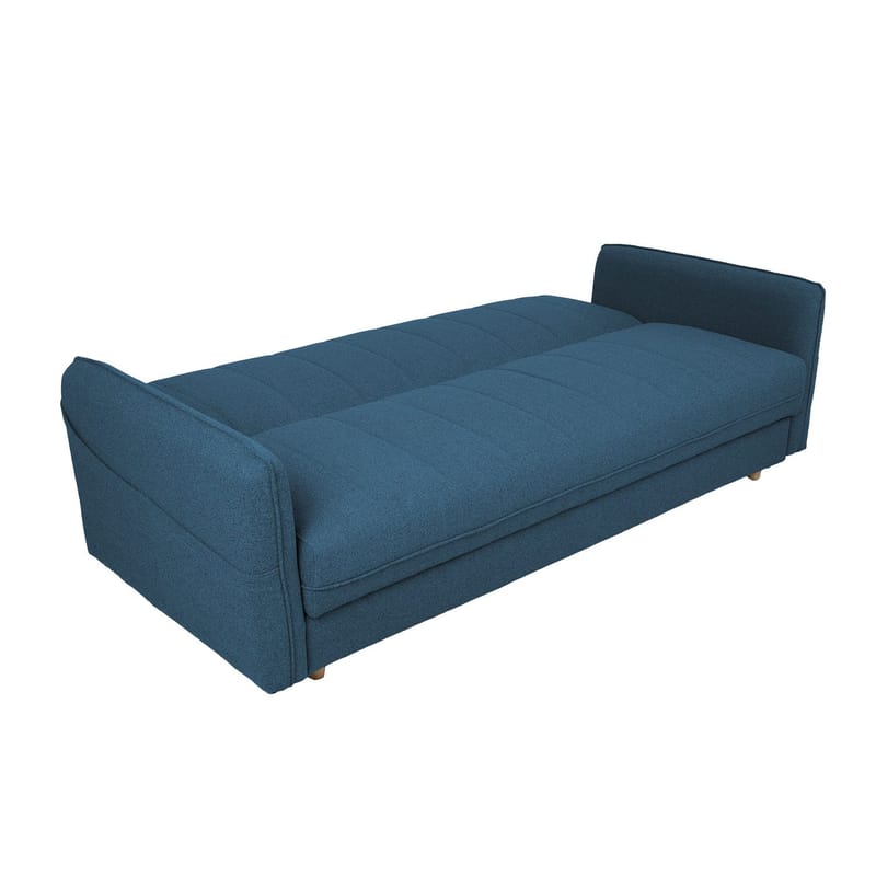 Sovesofa HOME4YOU Visby 200x88x93 cm Blå - blå - Møbler - Sofaer - Sovesofaer