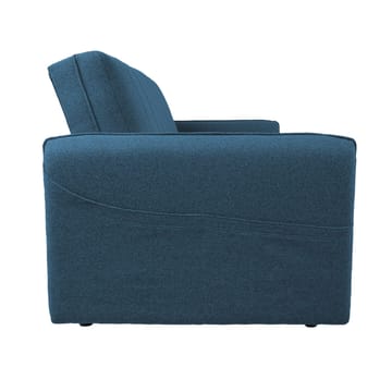 Sovesofa HOME4YOU Visby 200x88x93 cm Blå - blå - Møbler - Sofaer - Sovesofaer