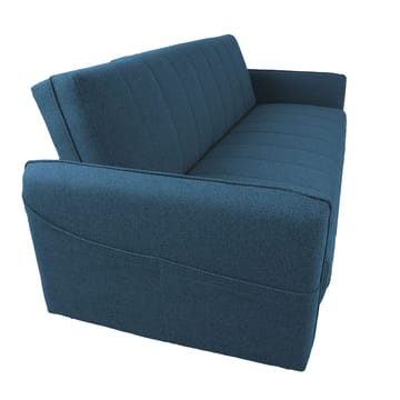 Sovesofa HOME4YOU Visby 200x88x93 cm Blå - blå - Møbler - Sofaer - Sovesofaer