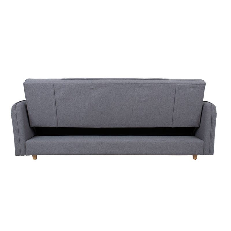 Sovesofa HOME4YOU Visby 200x88x93 cm Grå - grå - Møbler - Sofaer - Sovesofaer
