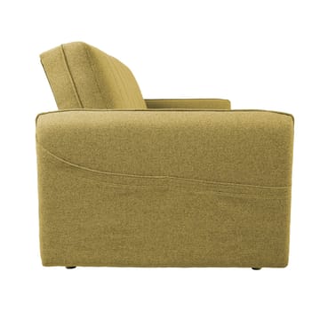Sovesofa HOME4YOU Visby 200x88x93 cm Gul - gul - Møbler - Sofaer - Sovesofaer