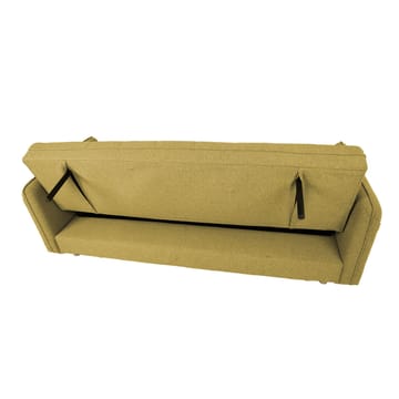 Sovesofa HOME4YOU Visby 200x88x93 cm Gul - gul - Møbler - Sofaer - Sovesofaer
