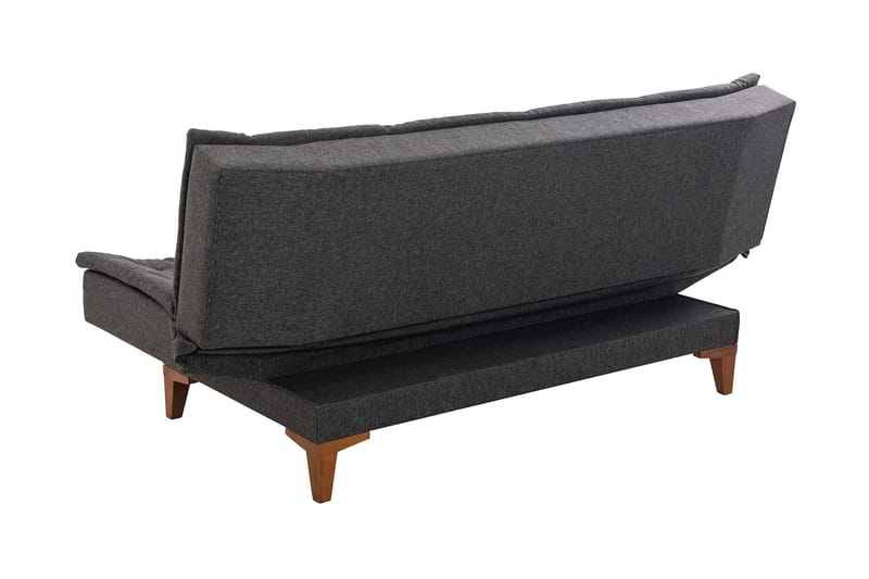 Hunterville Sovesofa 3-Pers. 106x192 - Antracit - Møbler - Sofaer - Sovesofaer