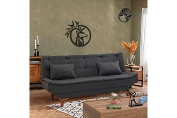 Hunterville Sovesofa 3-Pers. 106x192 - Antracit - Møbler - Sofaer - Sovesofaer