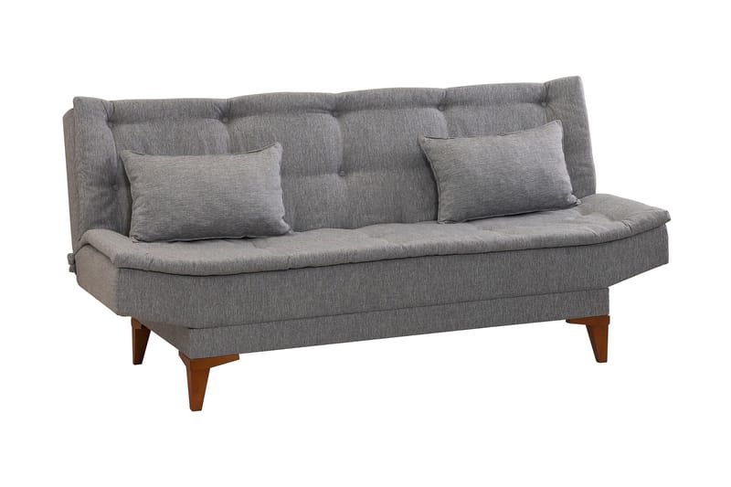 Hunterville Sovesofa 3-Pers. 106x189 - Grå - Møbler - Sofaer - Sovesofaer