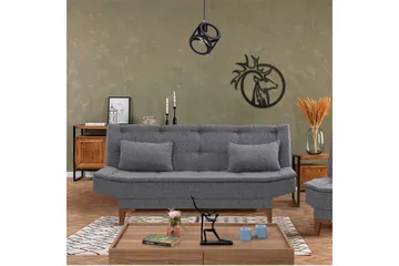 Hunterville Sovesofa 3-Pers. 106x188 - Mørkegrå - Møbler - Sofaer - Sovesofaer