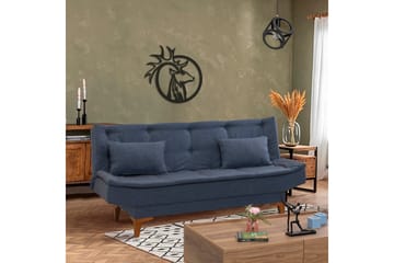 Hunterville Sovesofa 3-Pers. 106x187 - Mørkeblå - Møbler - Sofaer - Sovesofaer