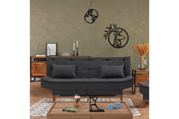 Hunterville Sovesofa 3-Pers. 106x192 - Antracit - Møbler - Sofaer - Sovesofaer