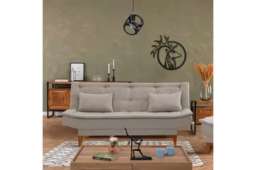 Hunterville Sovesofa 3-Pers. 106x186 - Cream - Møbler - Sofaer - Sovesofaer