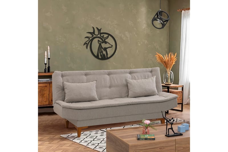 Hunterville Sovesofa 3-Pers. 106x186 - Cream - Møbler - Sofaer - Sovesofaer
