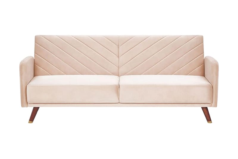 Induja 3-Pers. Sovesofa, Velour/Beige