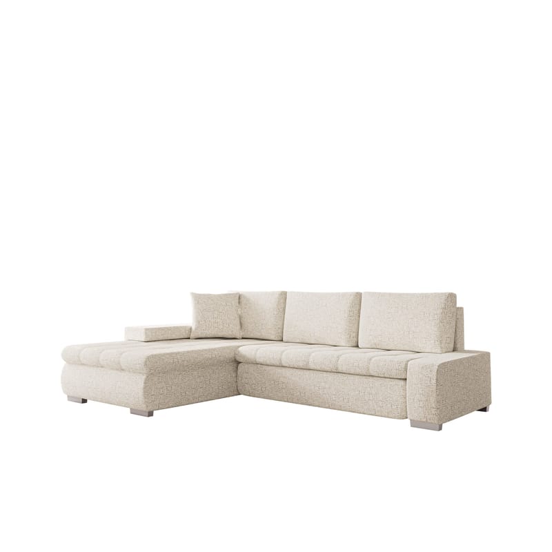 Irja 4-personers sovesofa med chaiselong, venstrevendt, Lys beige