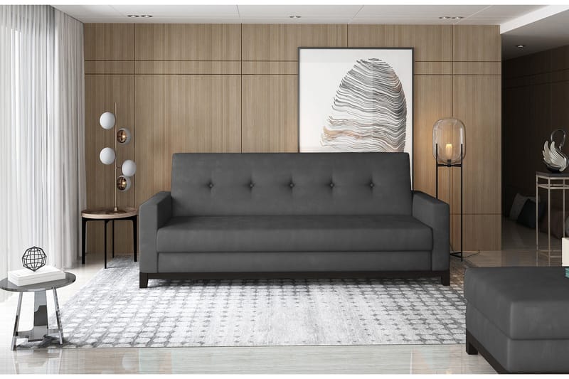 Iselene 2-Pers. Sovesofa - Grå - Møbler - Sofaer - Sovesofaer