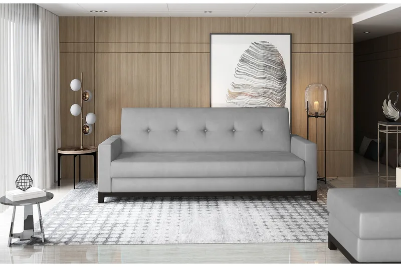 Iselene 2-Pers. Sovesofa - Grå - Møbler - Sofaer - Sovesofaer