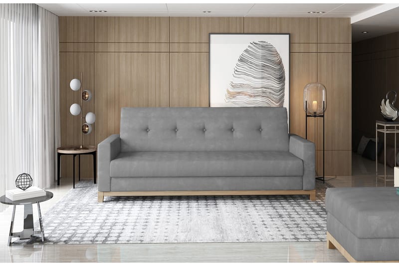 Iselene 2-Pers. Sovesofa, Grå