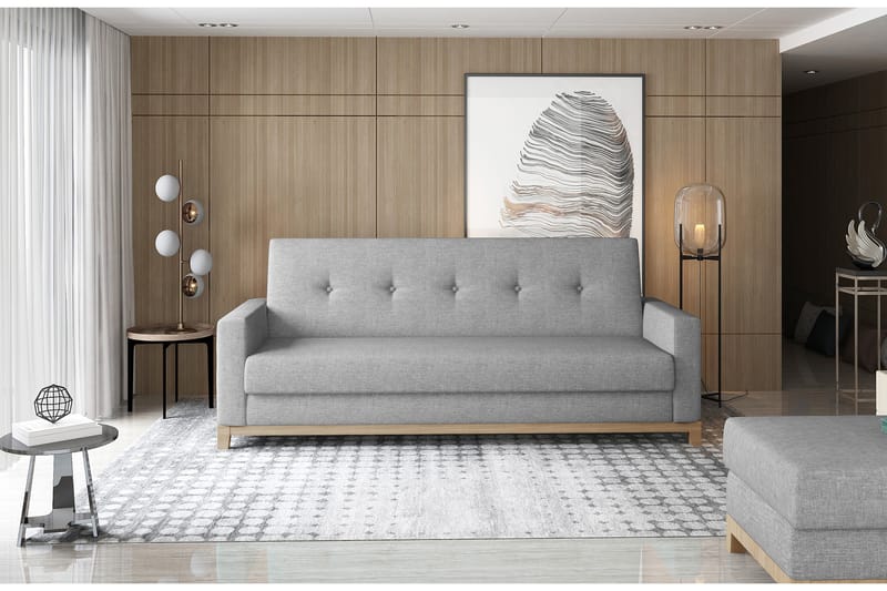 Iselene 3-personers Sovesofa - Grå - Møbler - Sofaer - Sovesofaer