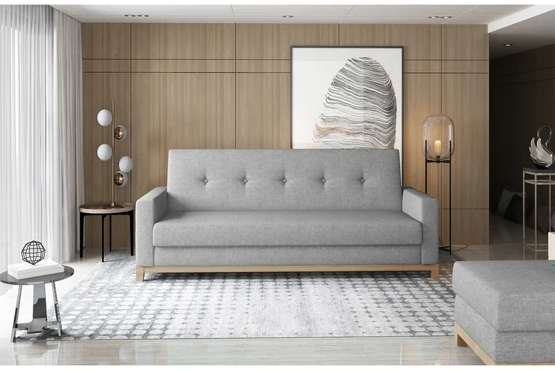 Iselene 3-personers Sovesofa, Grå