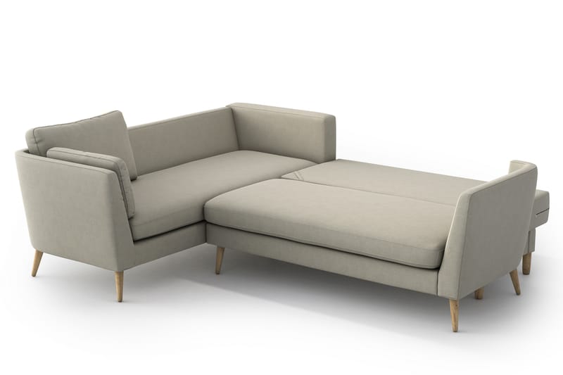 Jane Sovesofa med Chaiselong - Beige - Sovesofaer - Hjørnesovesofa