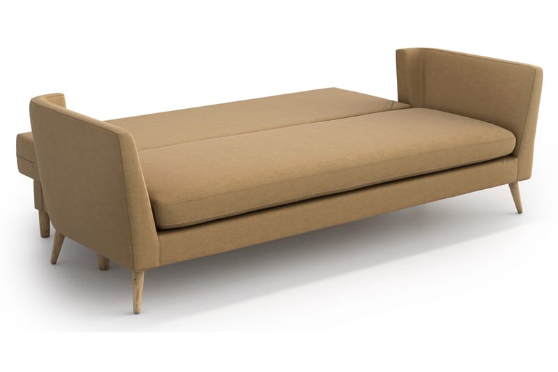 Janella 3-pers. Sovesofa - Beige - Sovesofaer - 3 personers sovesofa