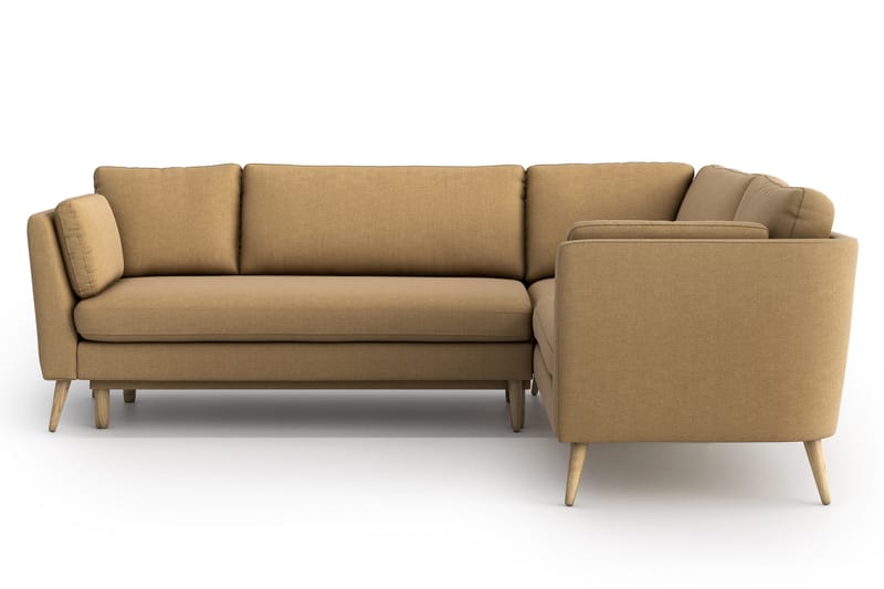 Janella Sovesofa med Chaiselong - Beige - Sovesofaer - Hjørnesovesofa