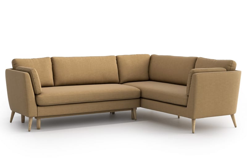 Janella Sovesofa med Chaiselong - Beige - Sovesofaer - Hjørnesovesofa