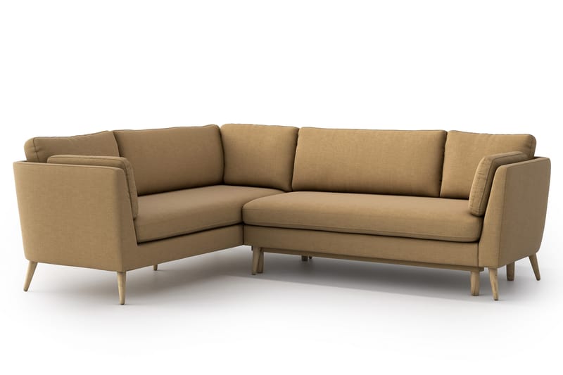 Janella Sovesofa med Chaiselong - Beige - Sovesofaer - Hjørnesovesofa