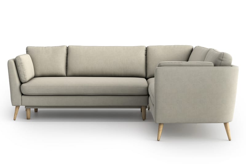 Janella Sovesofa med Chaiselong - Beige - Sovesofaer - Hjørnesovesofa